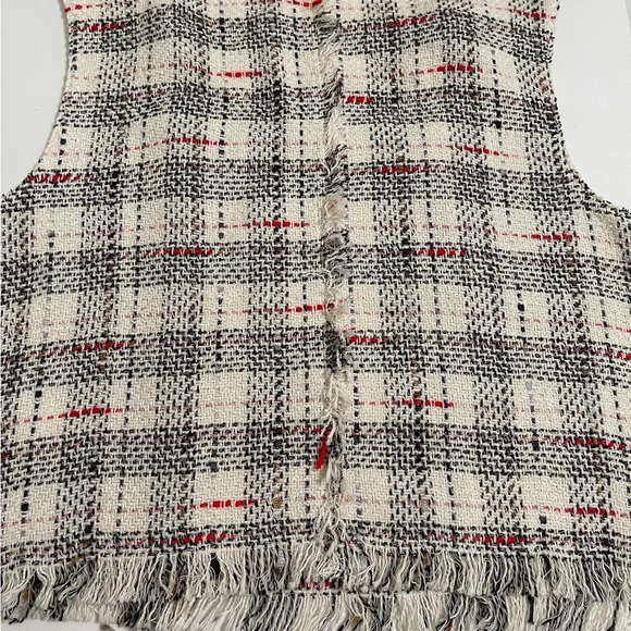 Zara Plaid Sleeveless top size Small - Picture 5 of 7